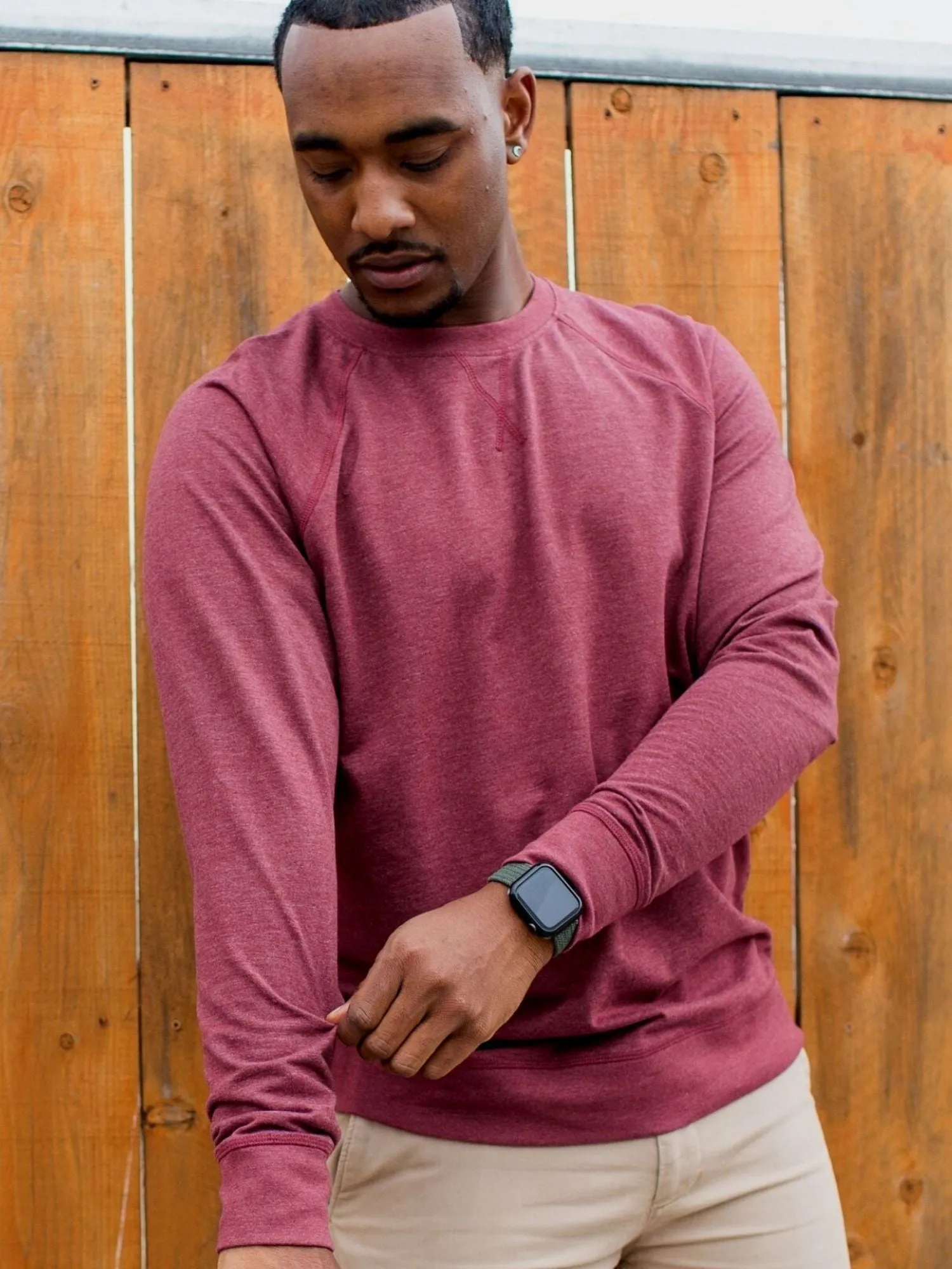 French Burgundy Cali Pullover