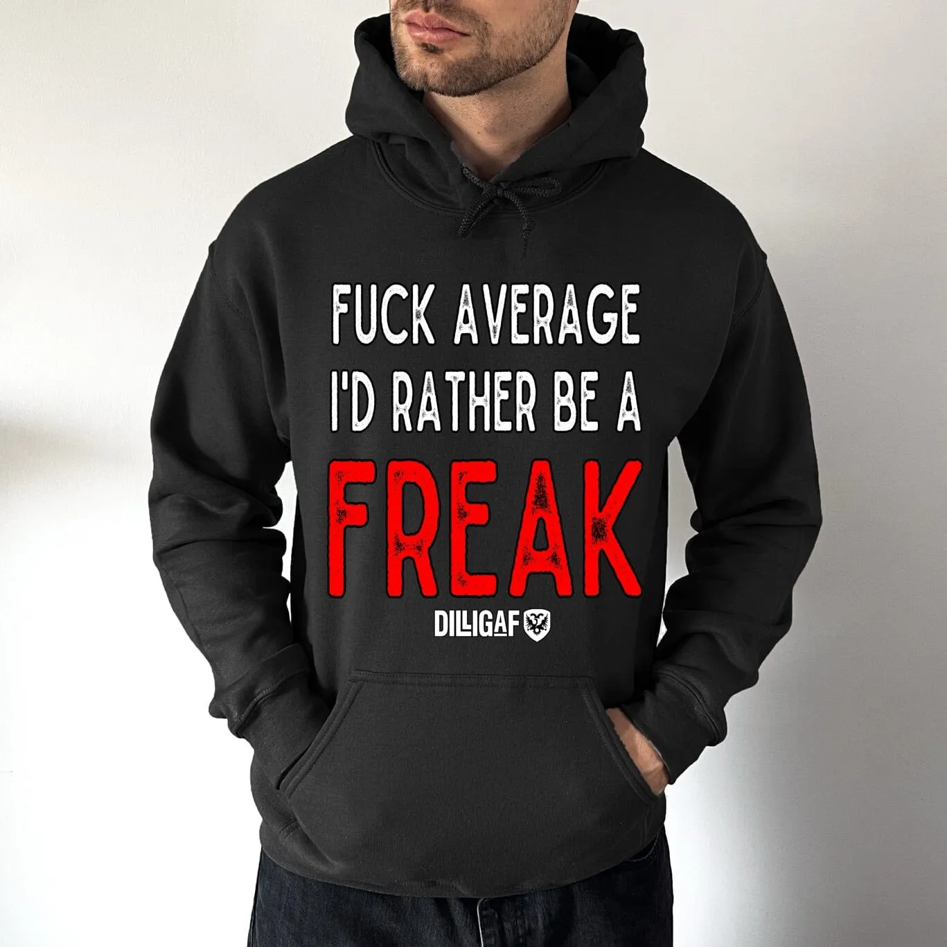 Fuck Average Pullover Hoodie