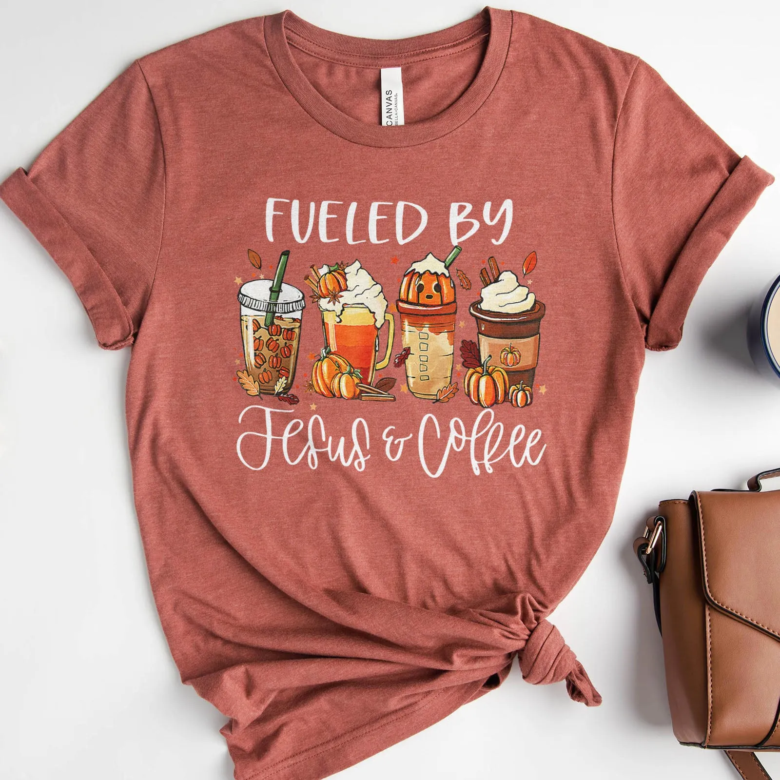 Fueled by Jesus & Coffee Fall Tee