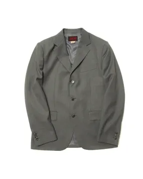 Grey Three Button Jacket