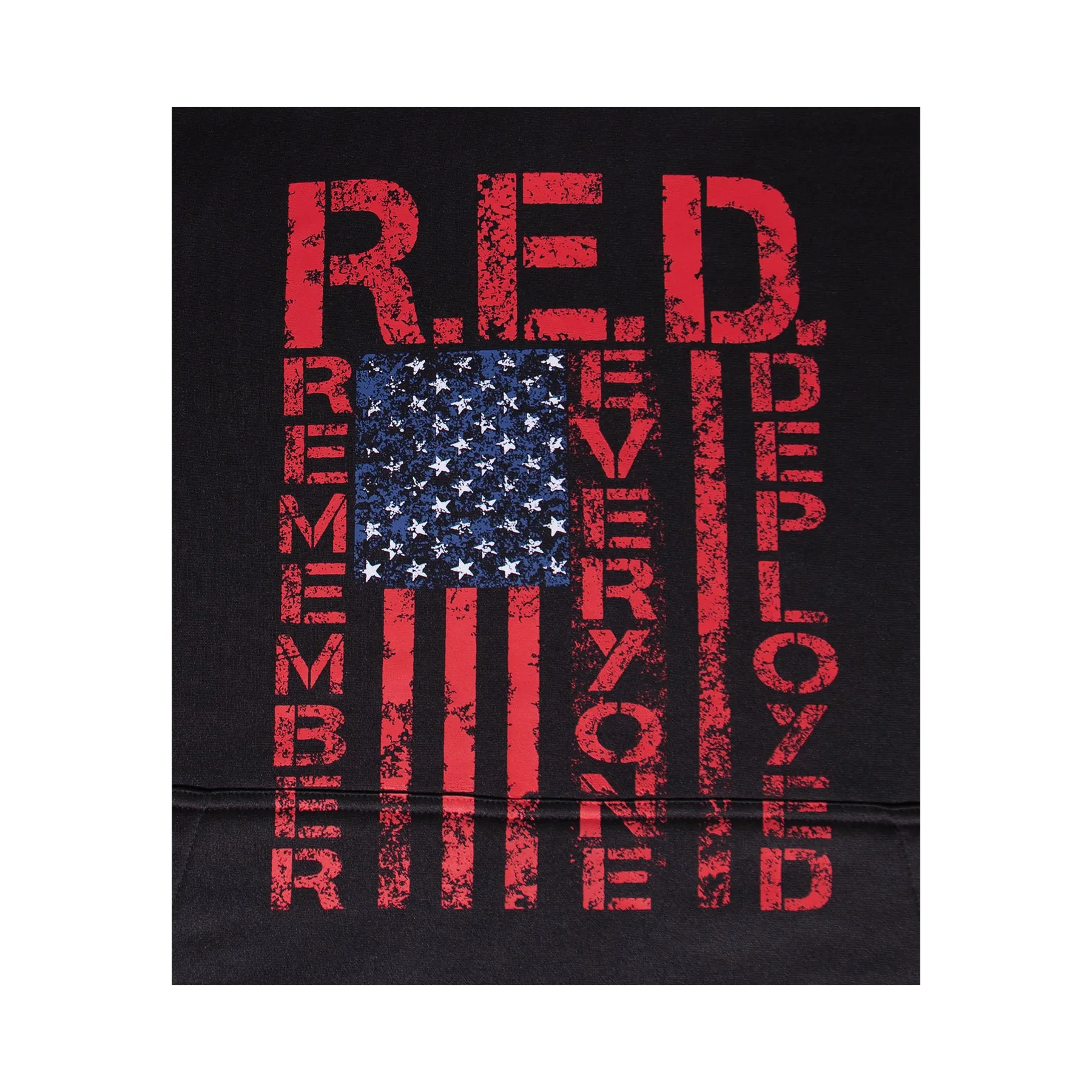 Hoodie: R.E.D. (Remember Everyone Deployed) Concealed Carry Hoodie