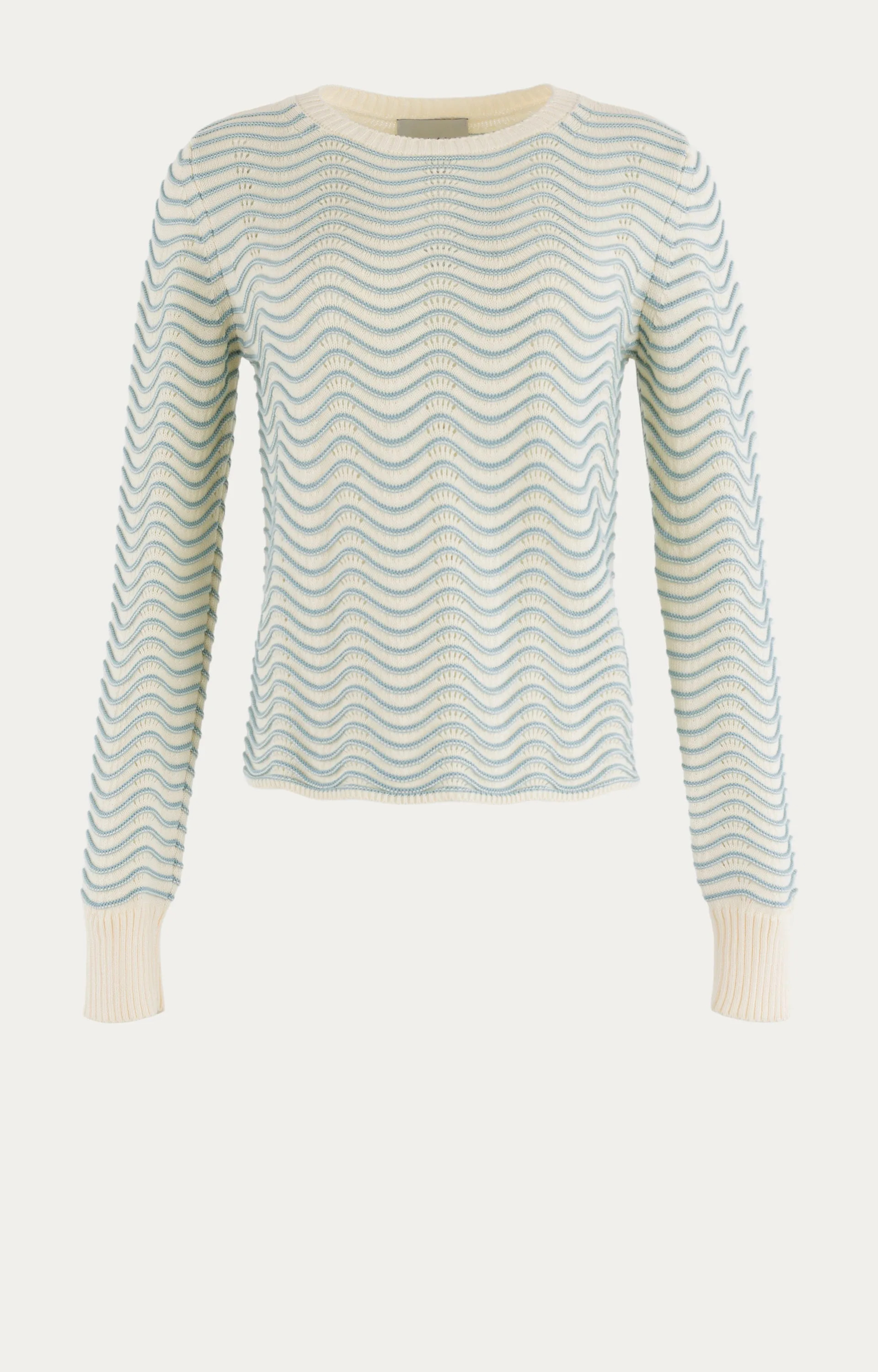 Imke Pullover | ash blue dessin