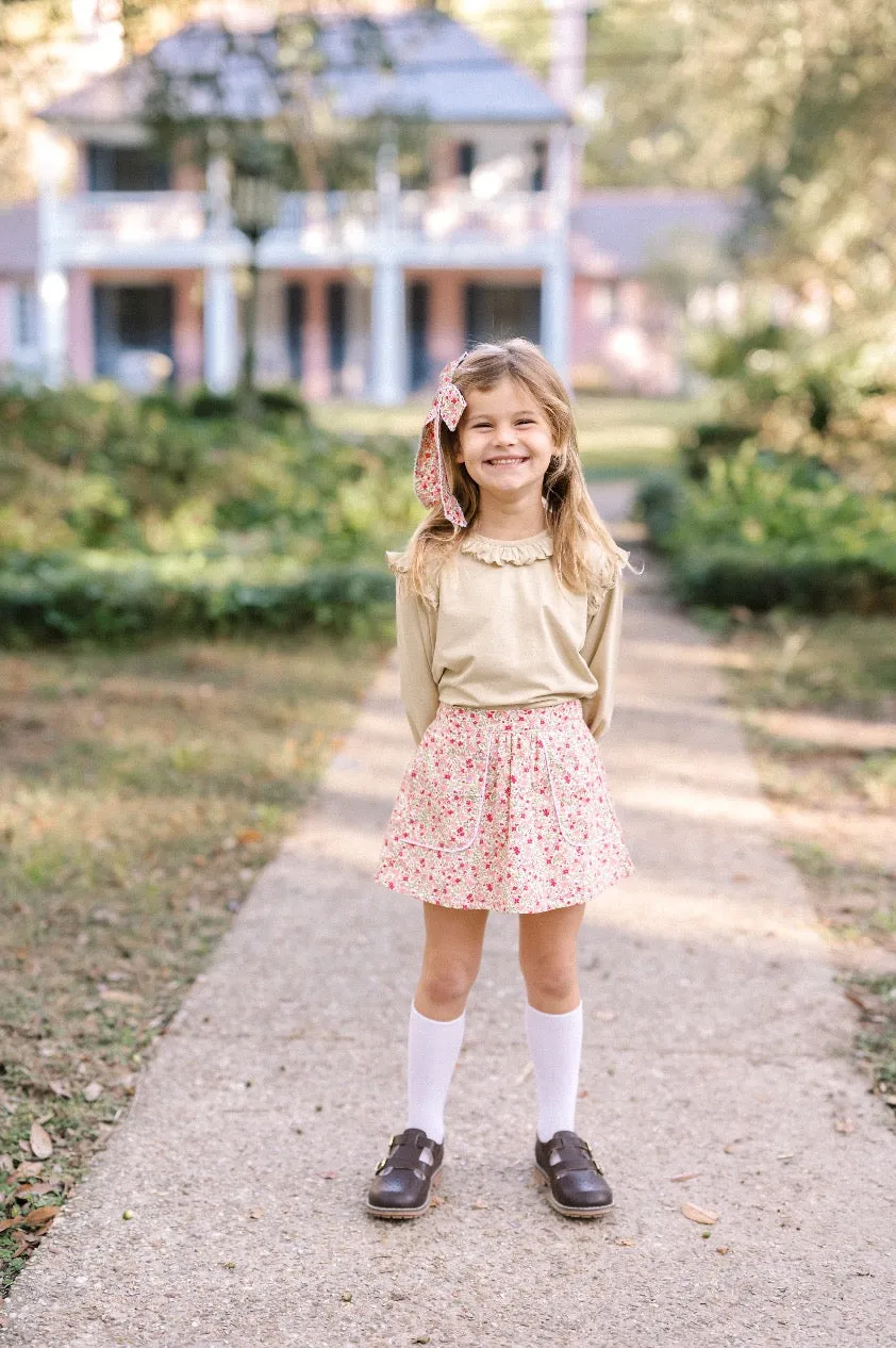 Isabella Skirt | Autumn Floral Meadow