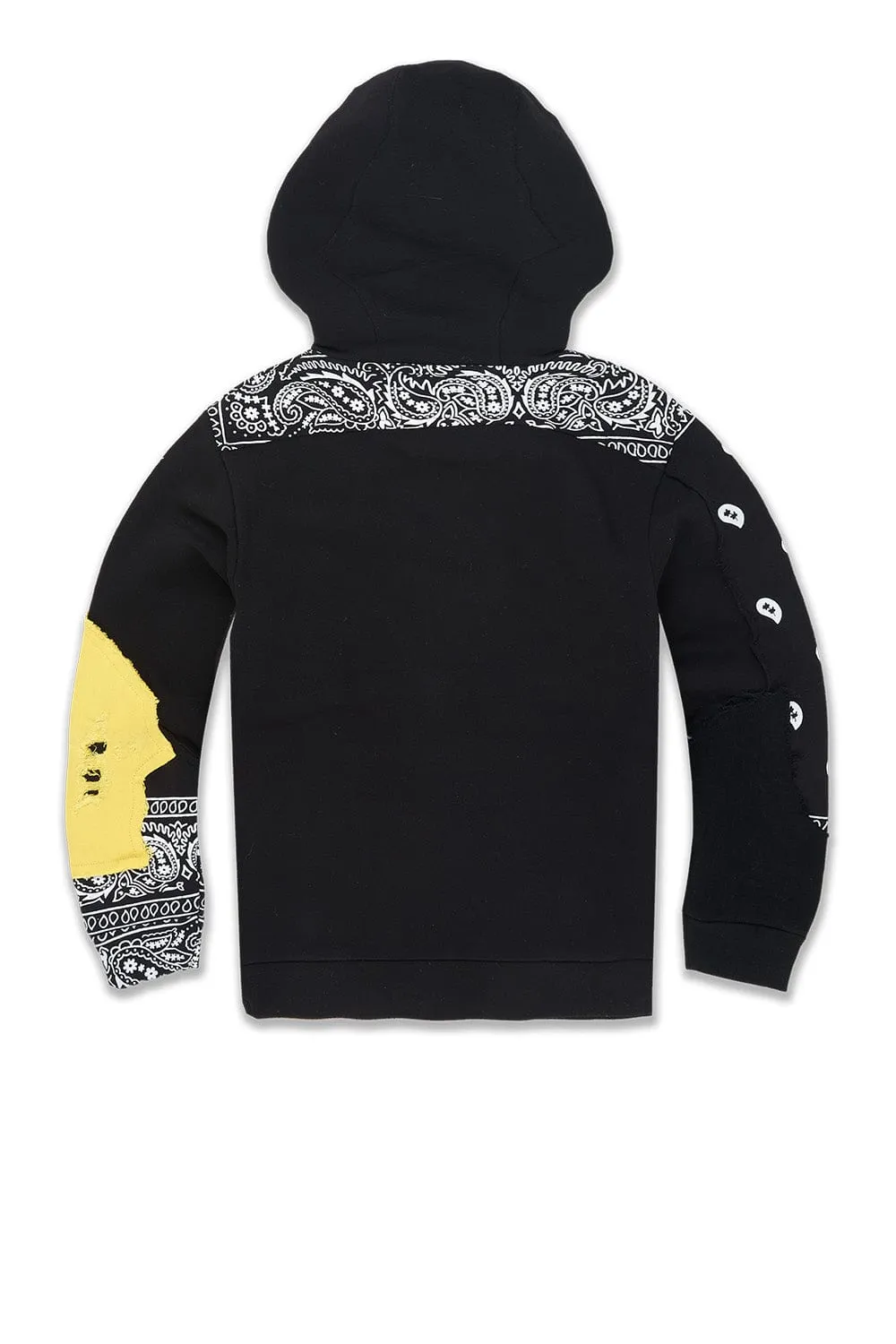 Kids Paisley Pullover Hoodie (Pollen)