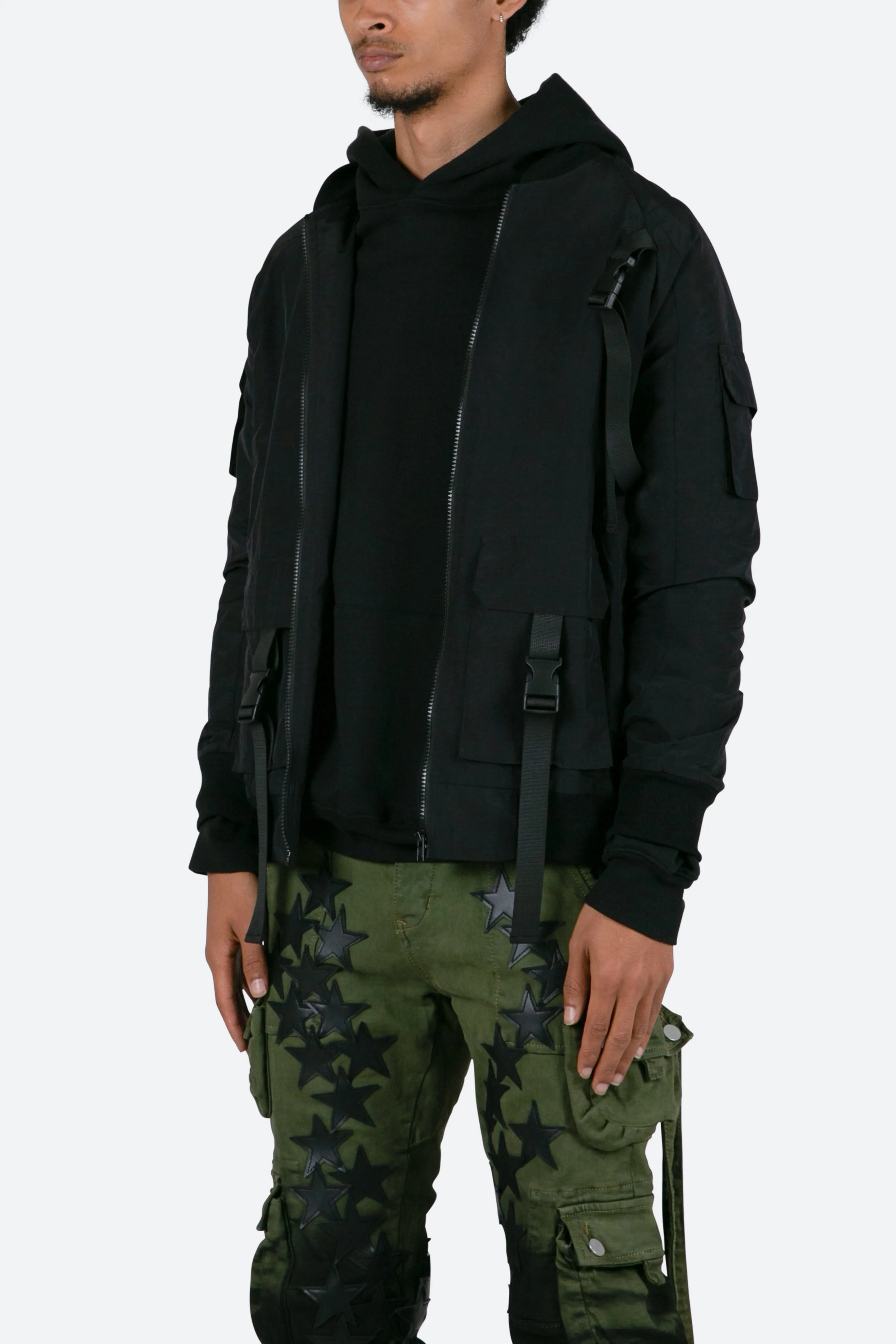 Lightweight Utility Jacket - Black