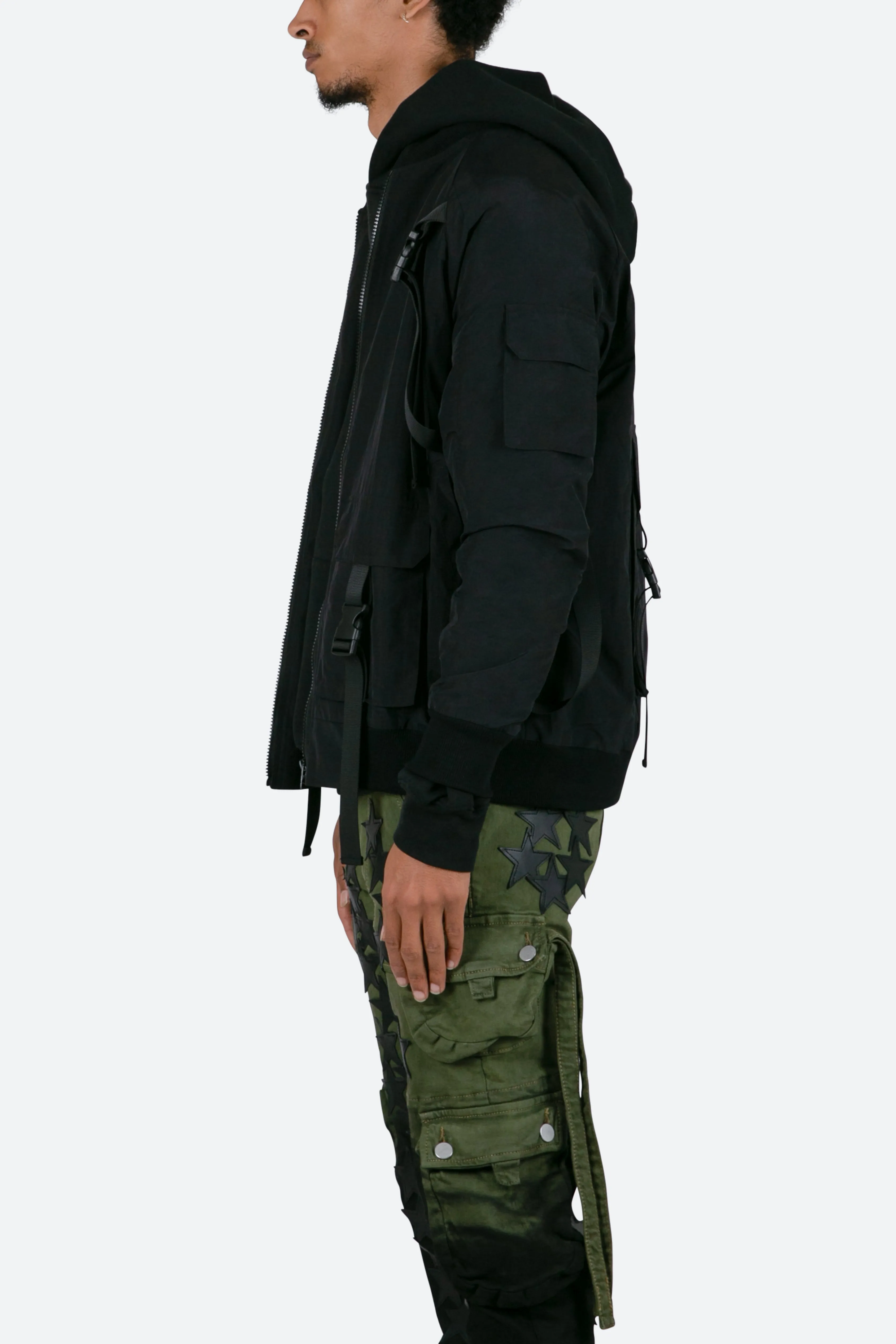 Lightweight Utility Jacket - Black