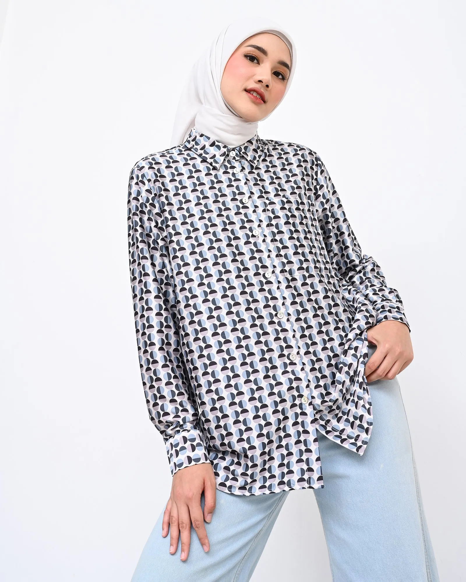 LIURA SATEEN SHIRT