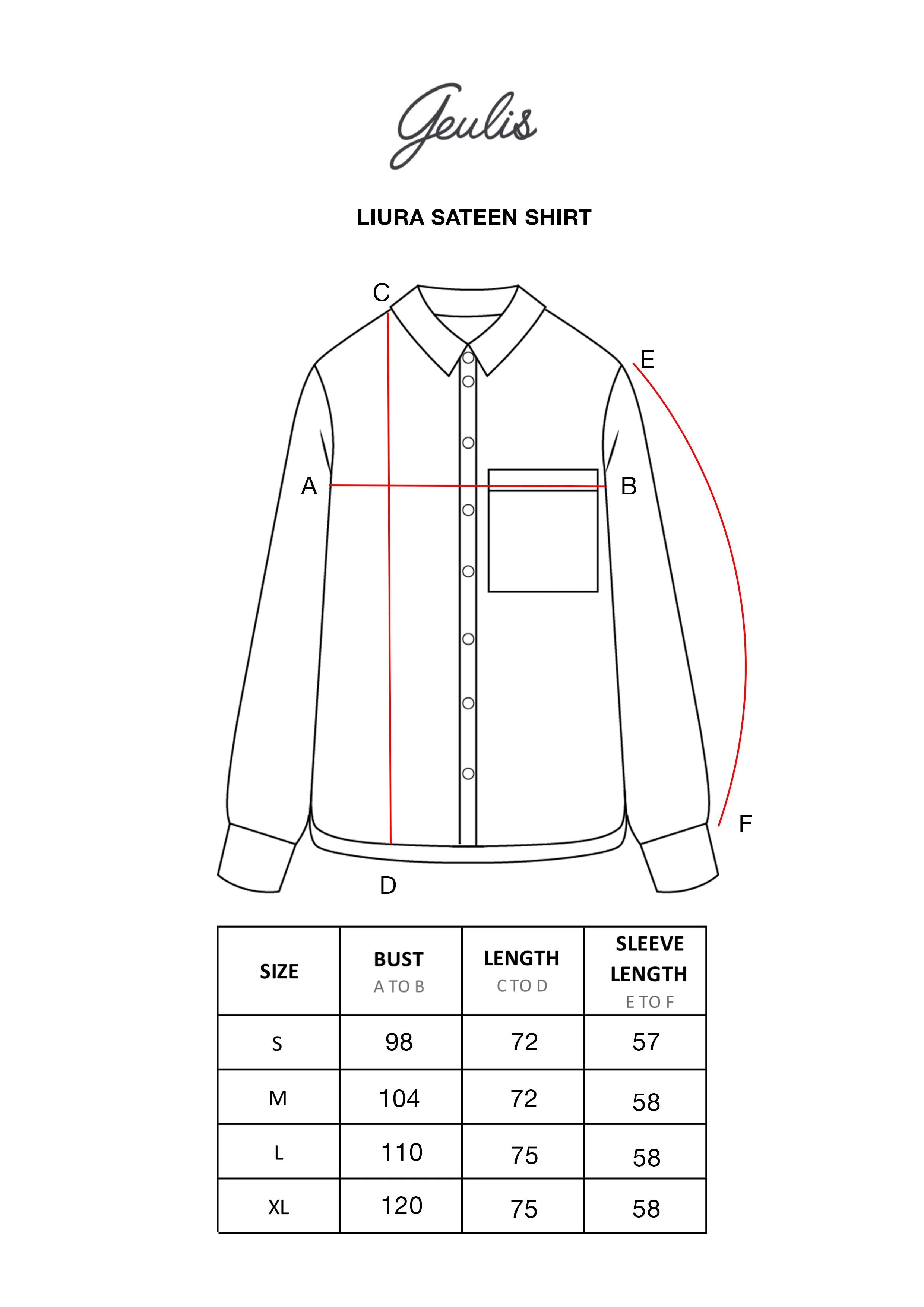 LIURA SATEEN SHIRT