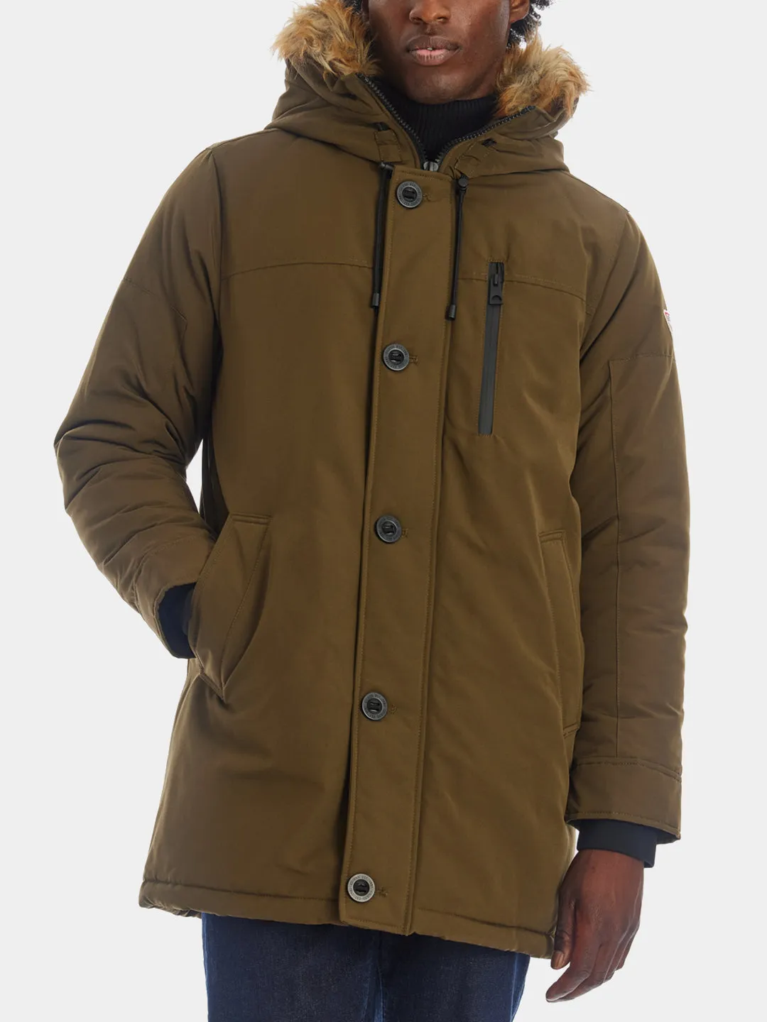 Logo Hooded Parka