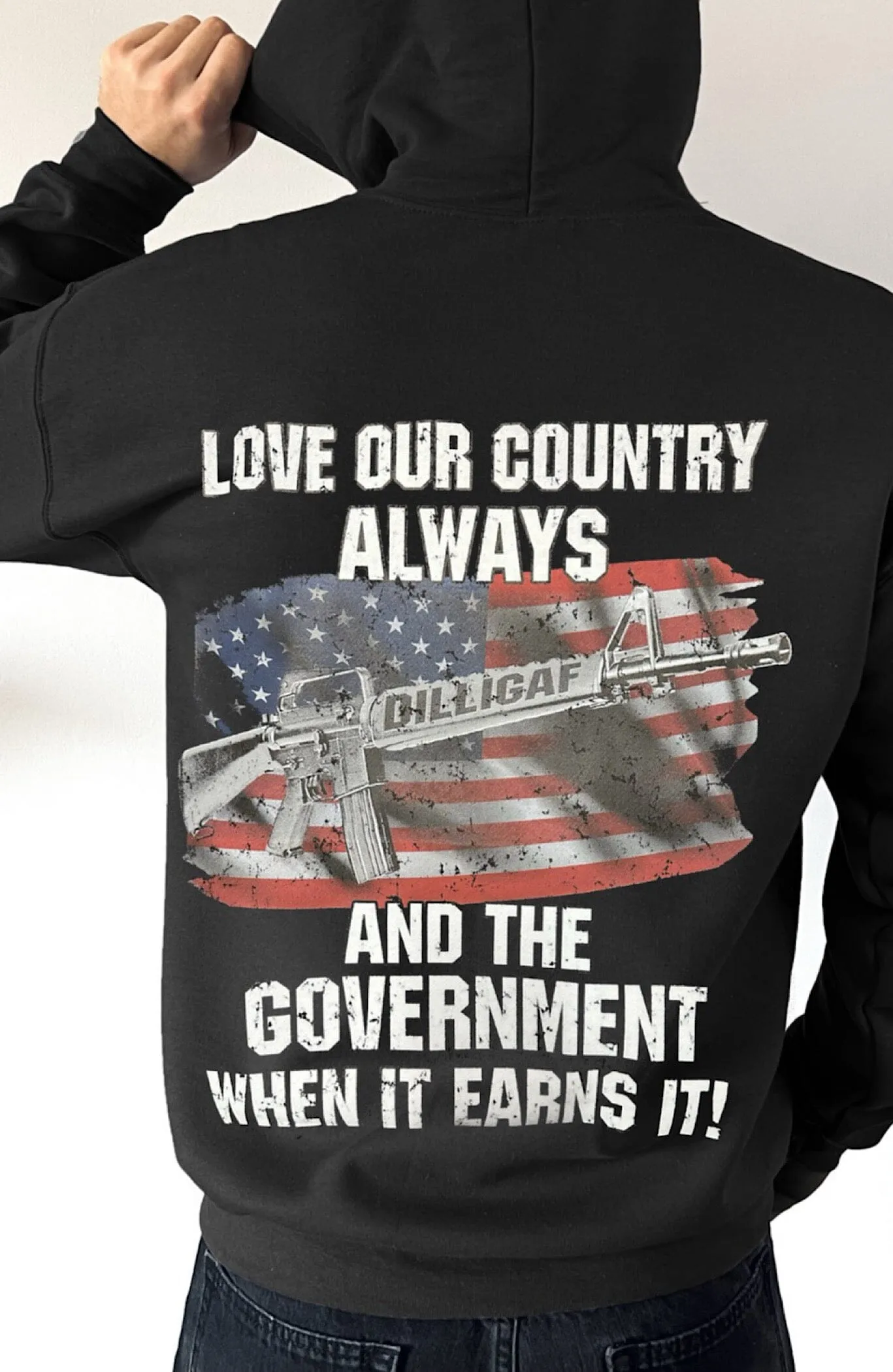 Love our Country Pullover Hoodie