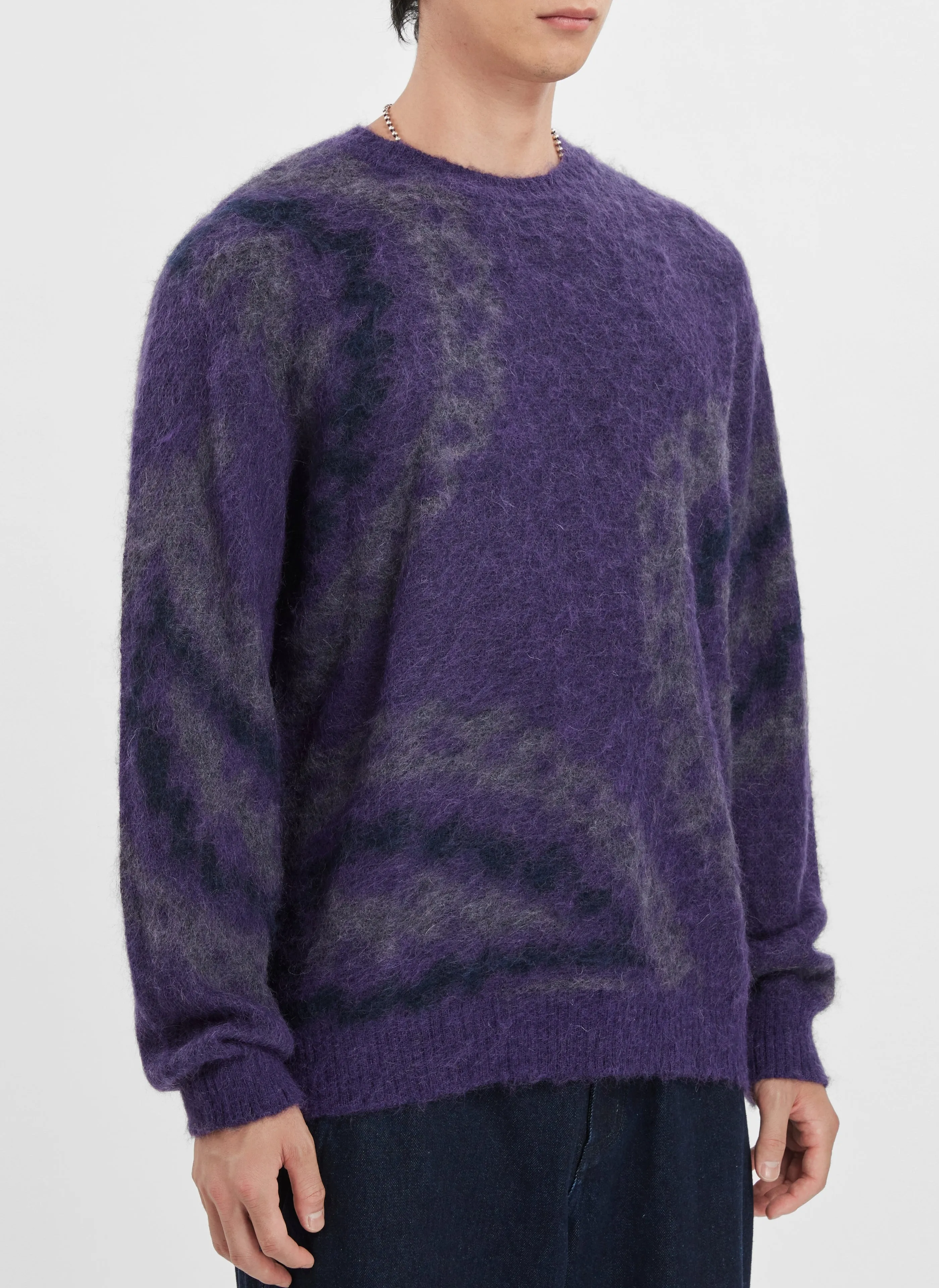 Mohair Paisley Pullover