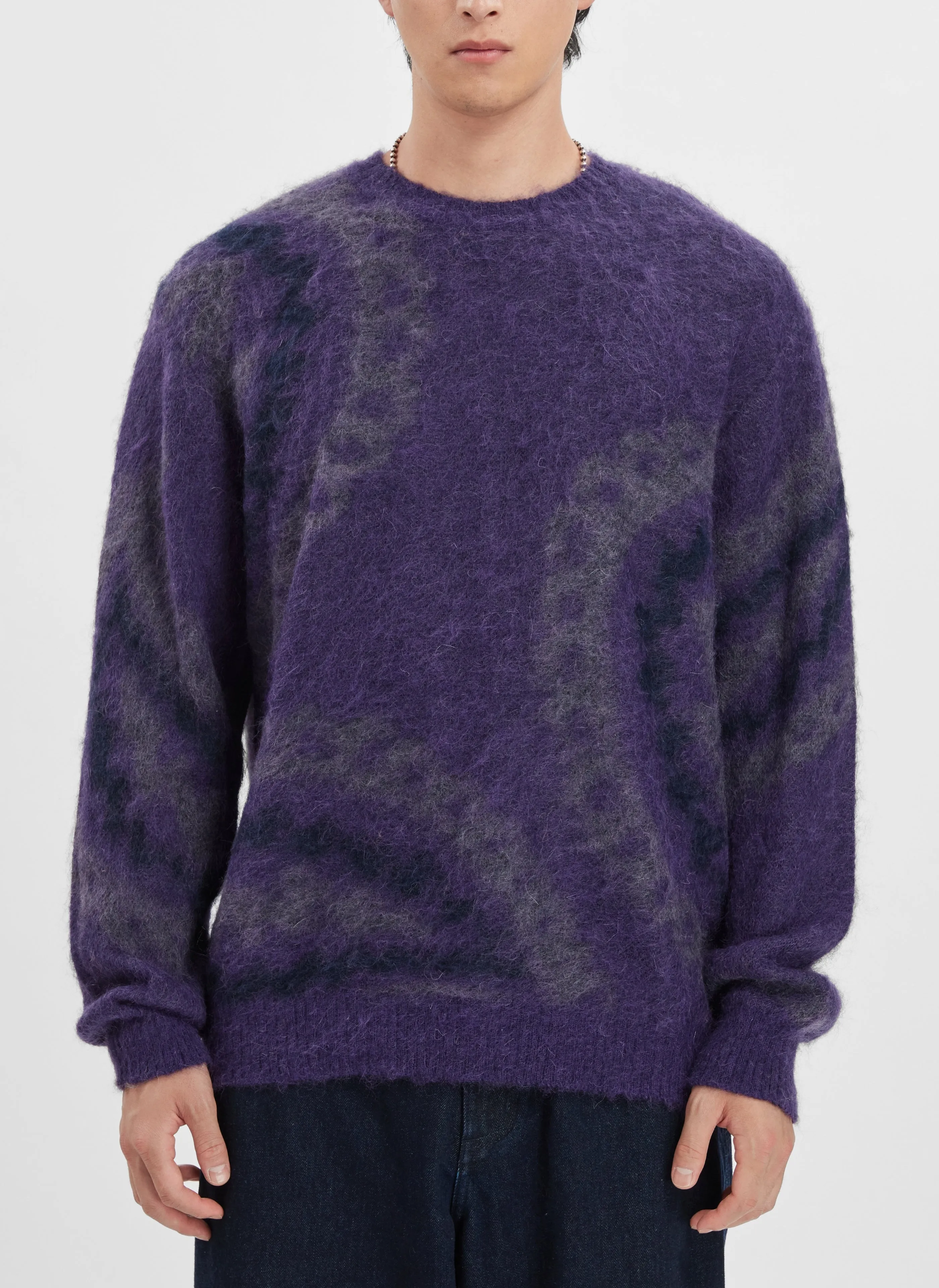 Mohair Paisley Pullover