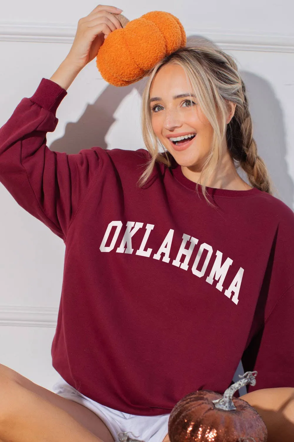 OKLAHOMA GRAPHIC SWEATSHIRT PULLOVER SWEATER