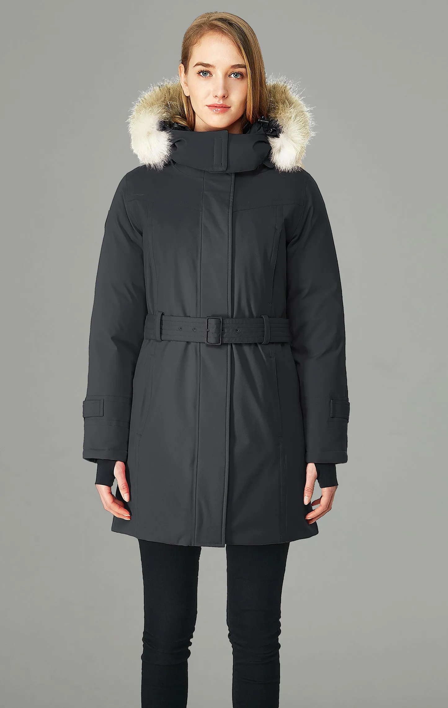 Olevia Women's Belted Down Parka