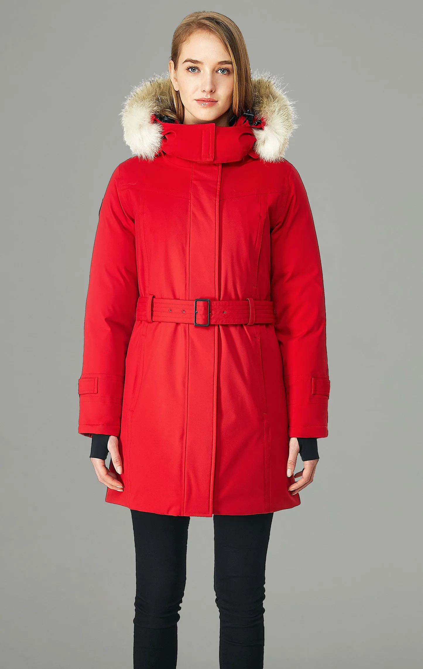 Olevia Women's Belted Down Parka