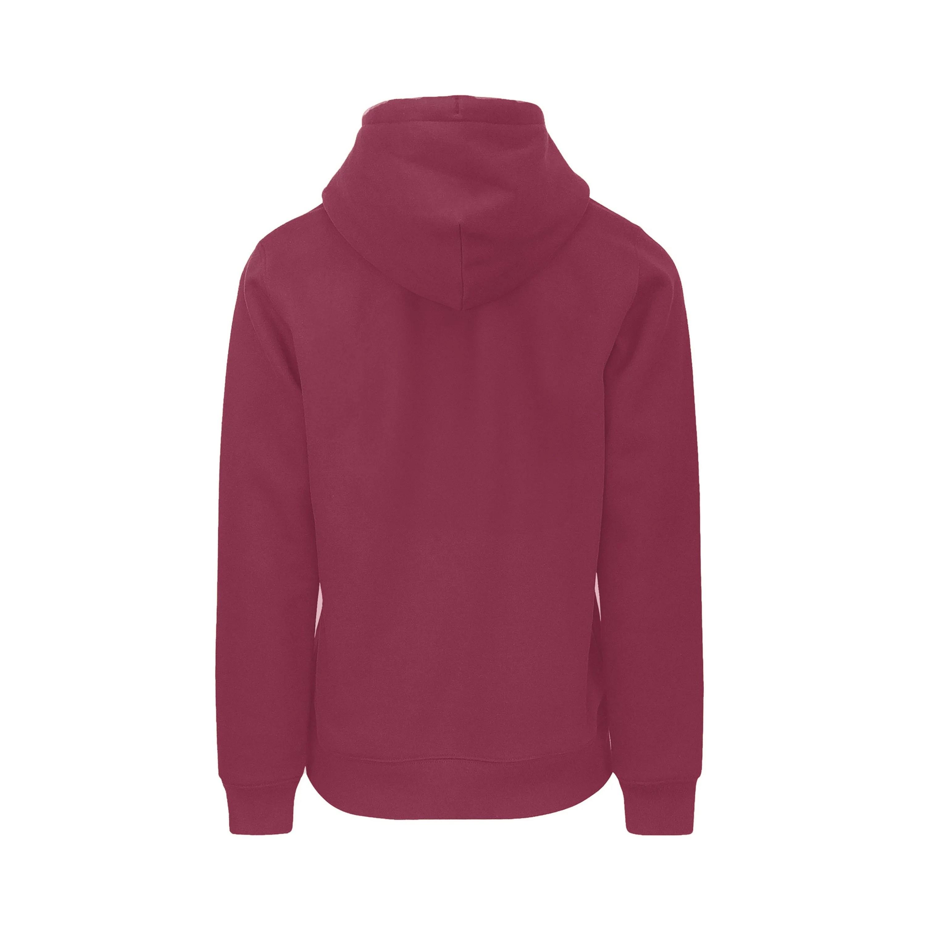 Olympia Pullover Hoodie Embossed Maroon