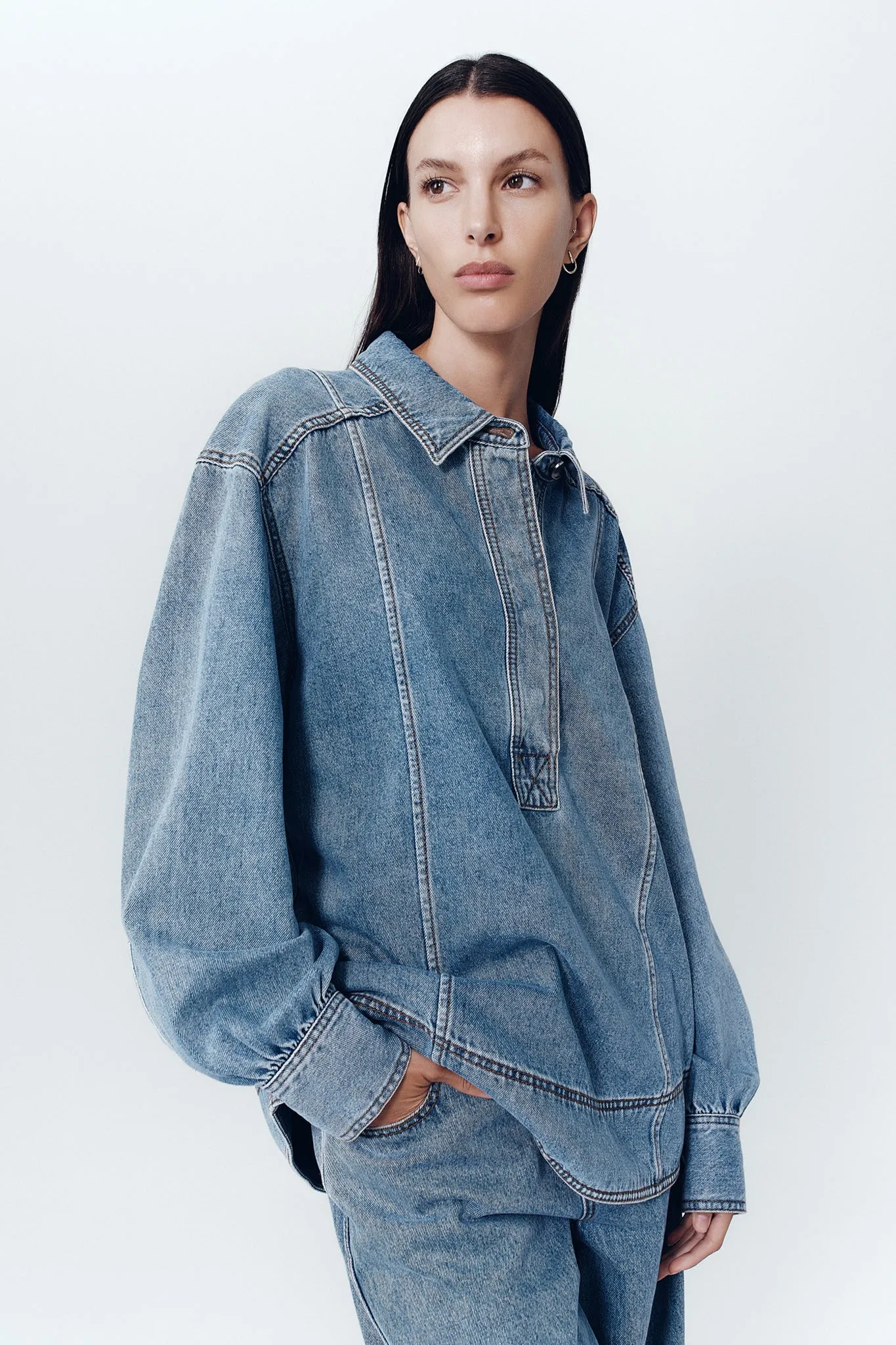 Outline Denim Shirt