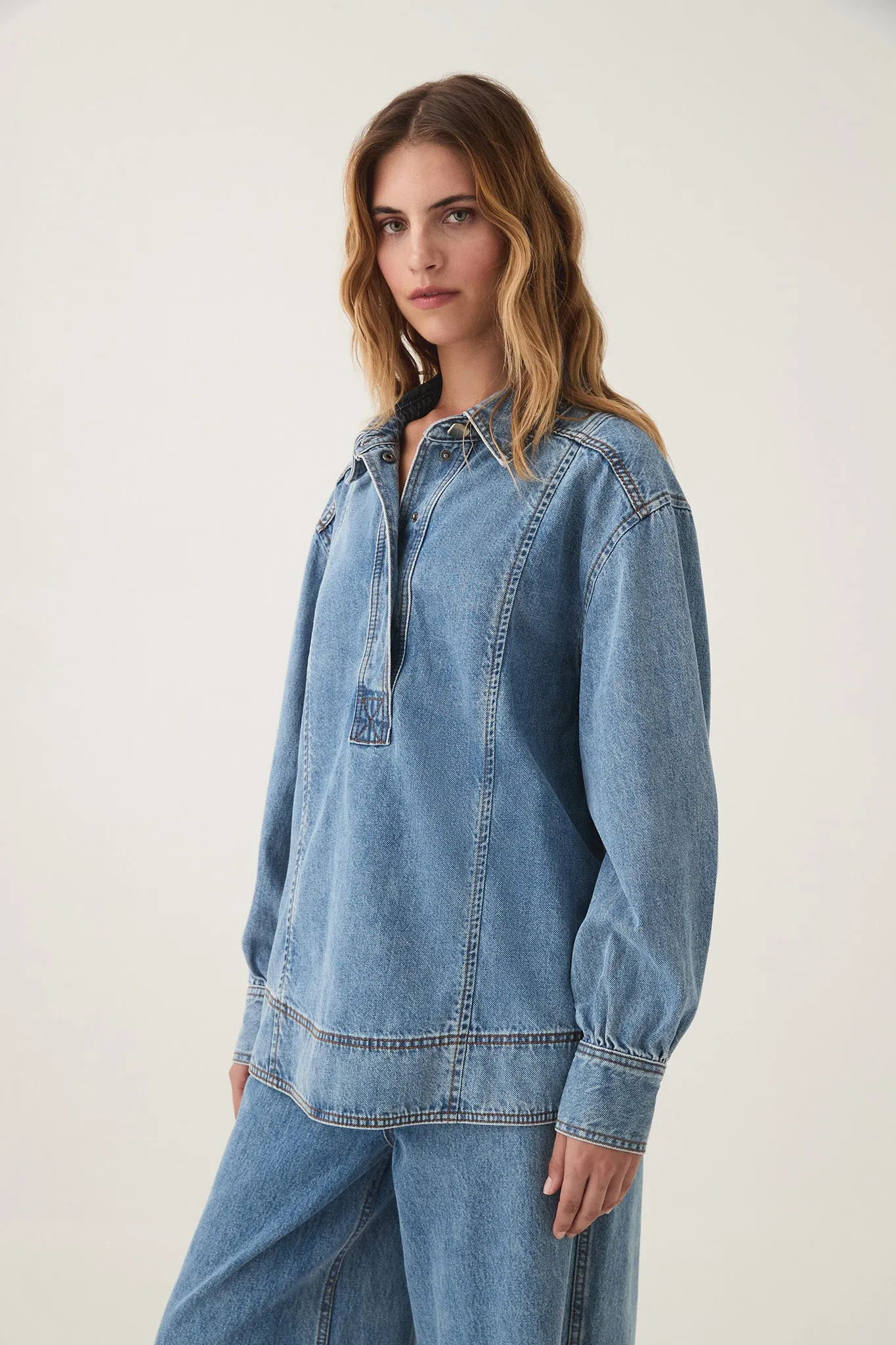 Outline Denim Shirt