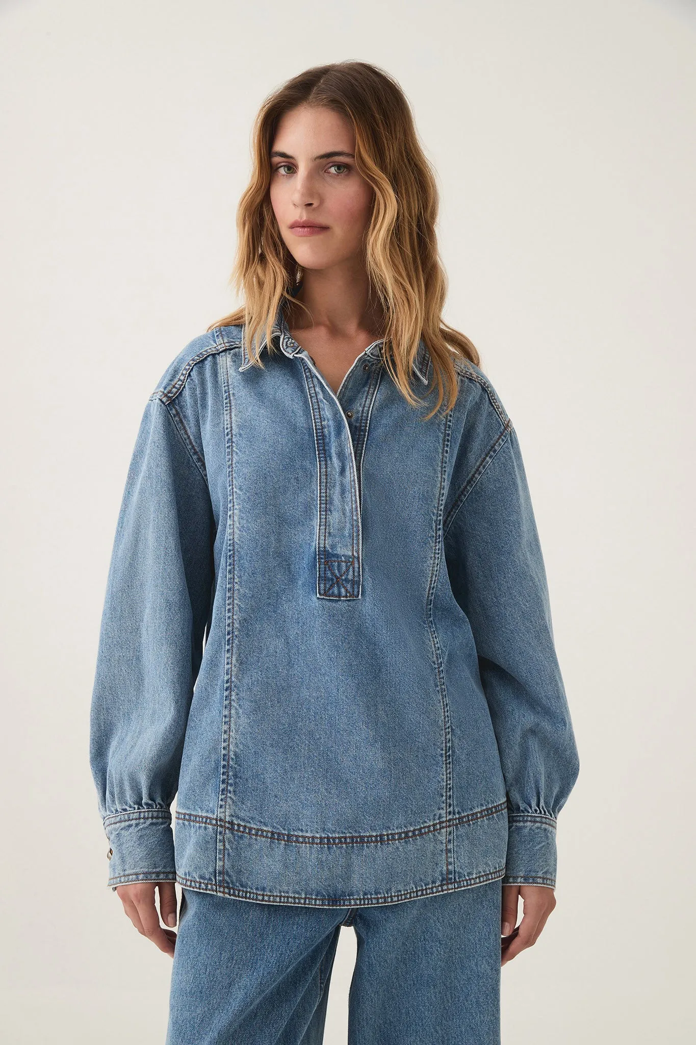 Outline Denim Shirt