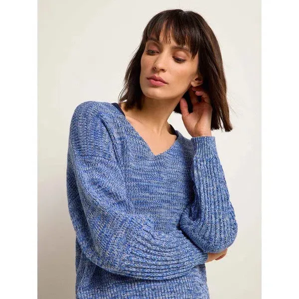 Pullover mit Strukturdetails aus Bio-Baumwolle