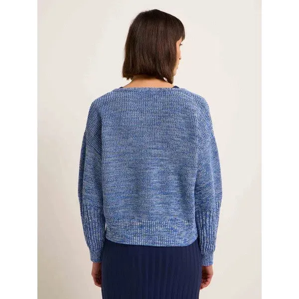 Pullover mit Strukturdetails aus Bio-Baumwolle