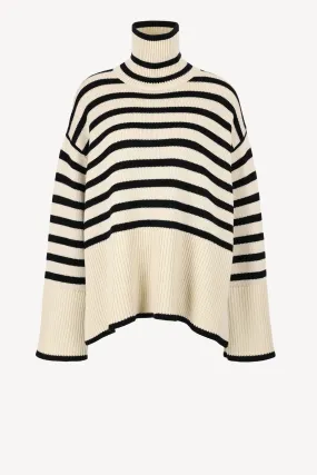 Pullover Signature Stripe in Light Sand