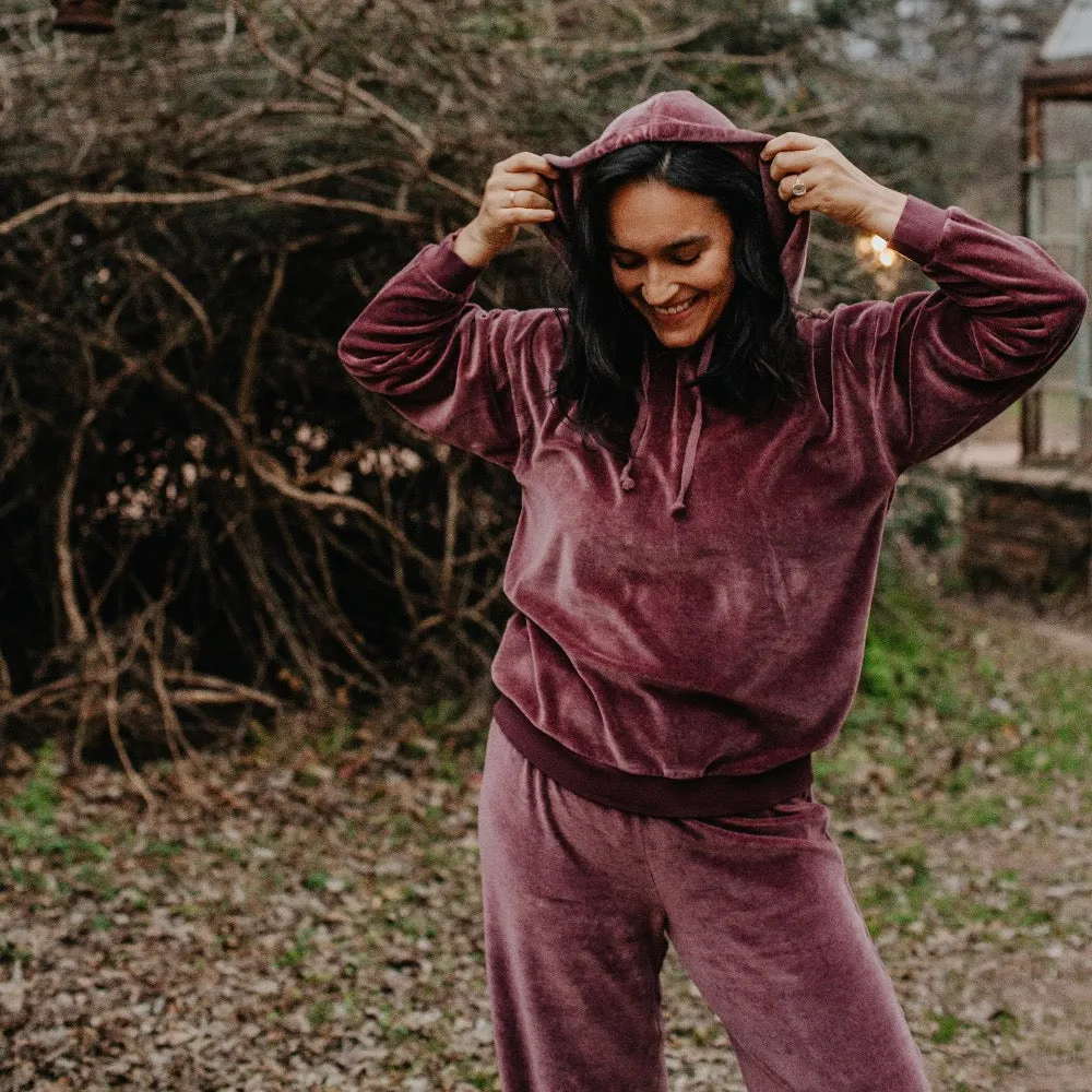 RAVEN Velour Hoodie