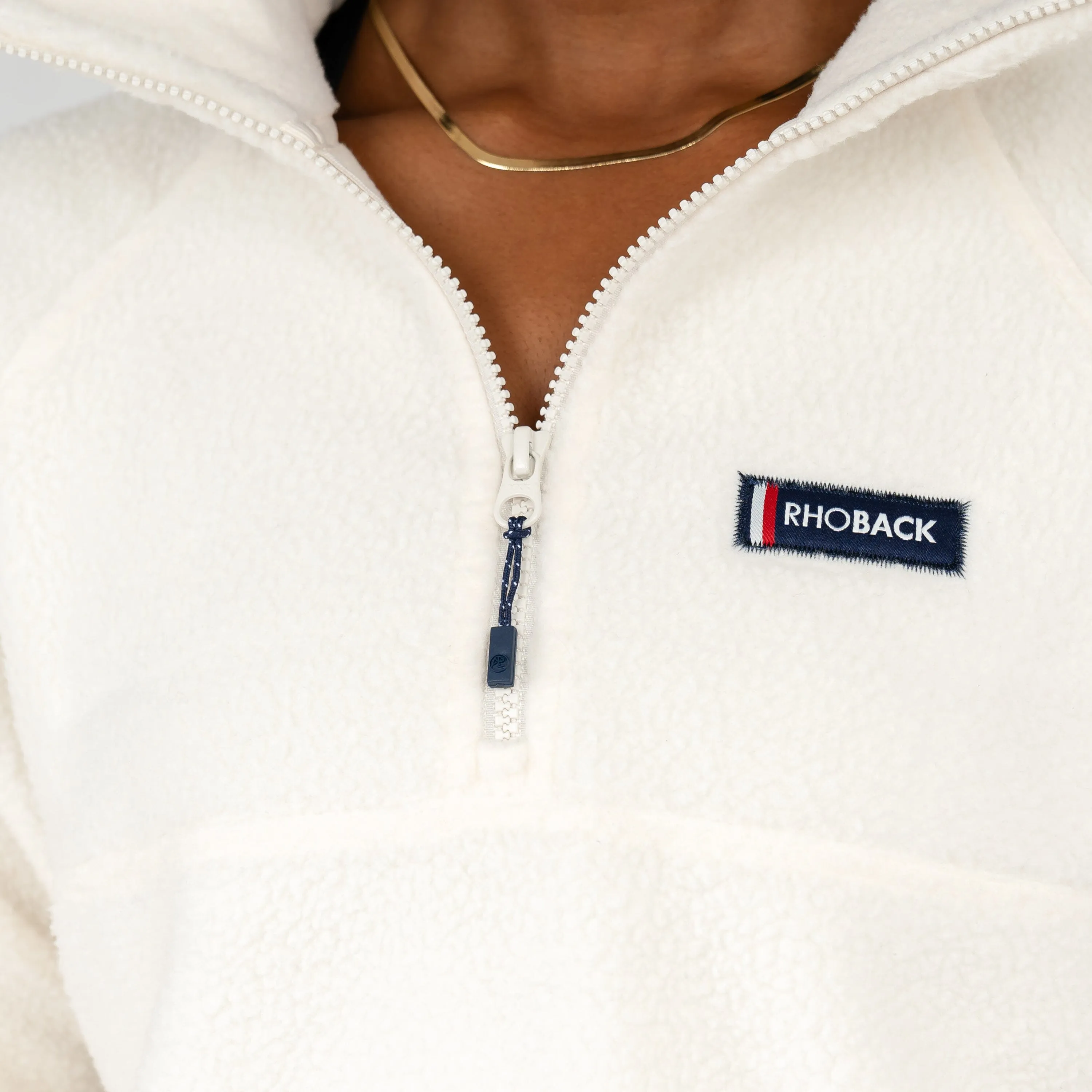 Ivory Rivanna Fleece Pullover - Soft & Cozy Solid Design for Ultimate Comfort