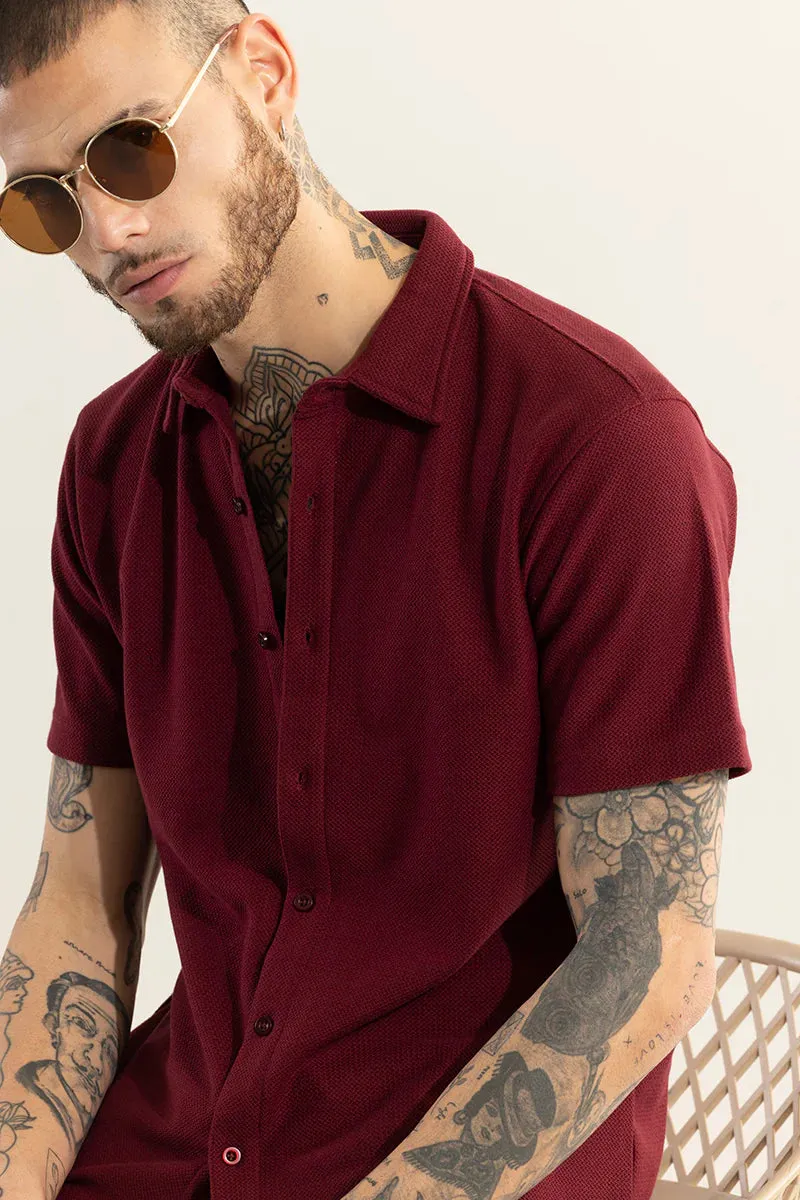 Roscoe Maroon Shirt