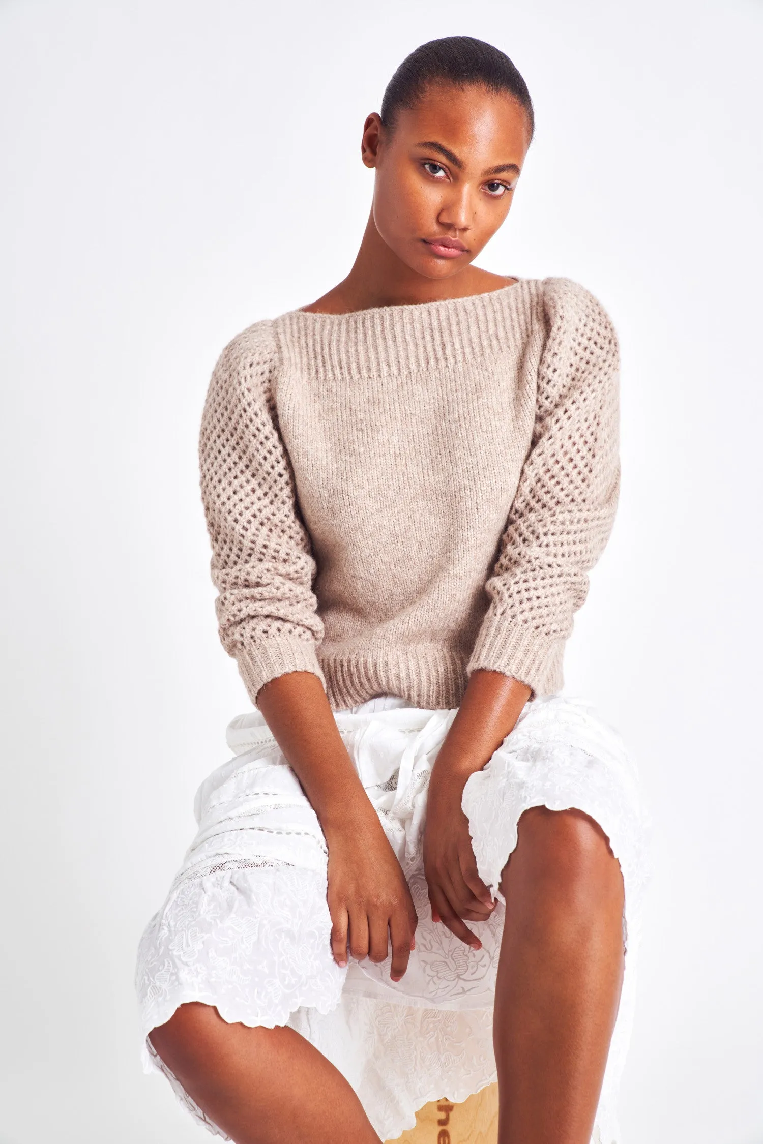 Rosie Pullover Sweater - OATMEAL