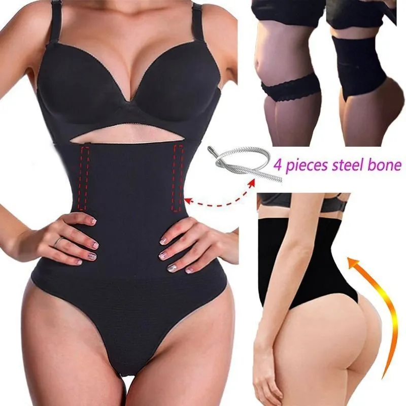 Seamless Women Shapers High Waist Slimming Tummy Control Knickers -  Body Shapewear