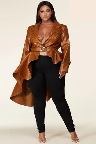 So Kurvy Peplum Jacket