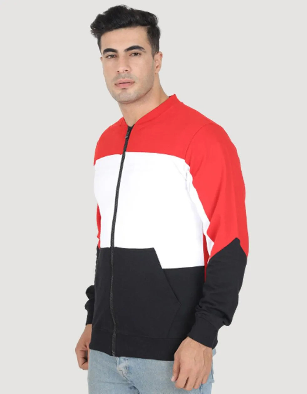 Soccer Red Colorblock Jacket