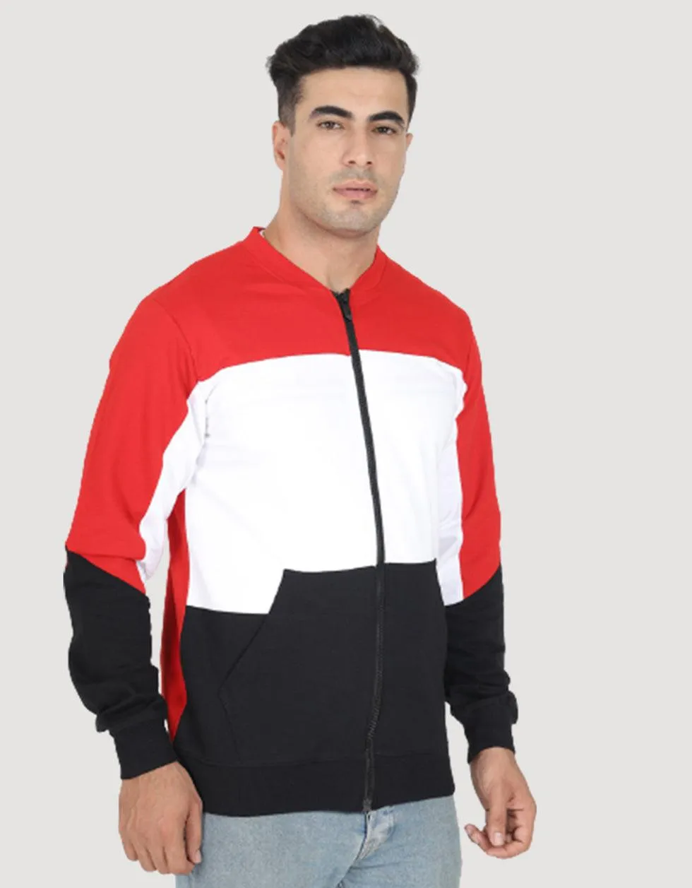 Soccer Red Colorblock Jacket