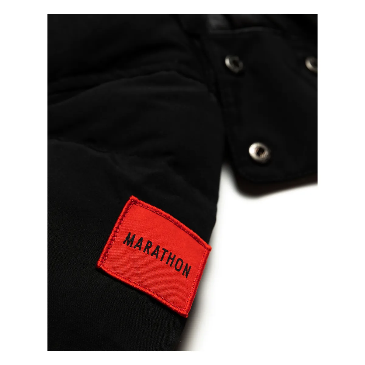 Premium Black Marathon Parka - Stylish & Weather-Resistant Performance Jacket