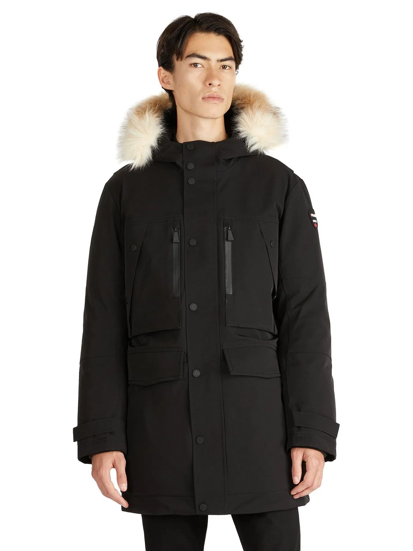 Optimized Title: Tullens Premium Mens Winter Parka with Hood - Stylish and Warm Outdoor Jacket for Cold Weather