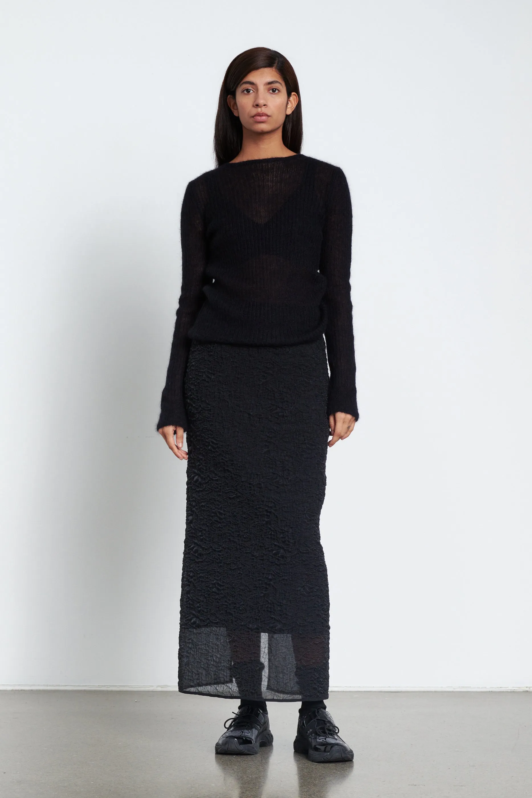 USSI | PULLOVER VENUS MOHAIR BLACK