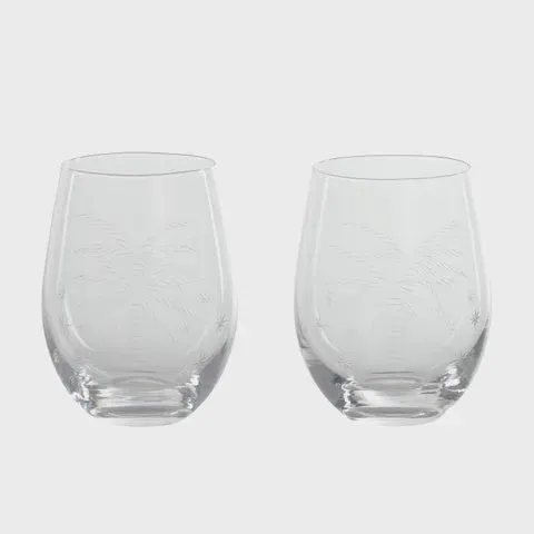 Waikiki Glass Tumbler Set of 2