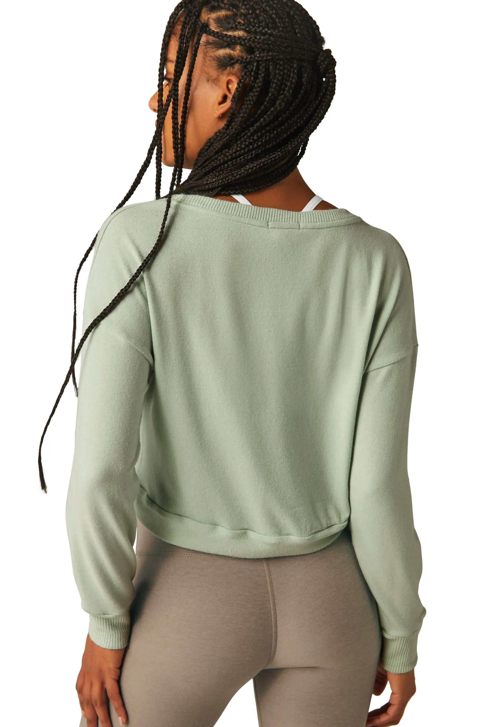 WHY KNOT PULLOVER SEAFOAM