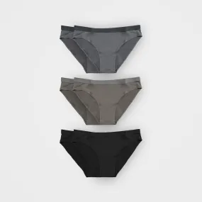 Women's Bikini Underwear, 3 Colours - 6 Pack | TENCEL™ Lyocell